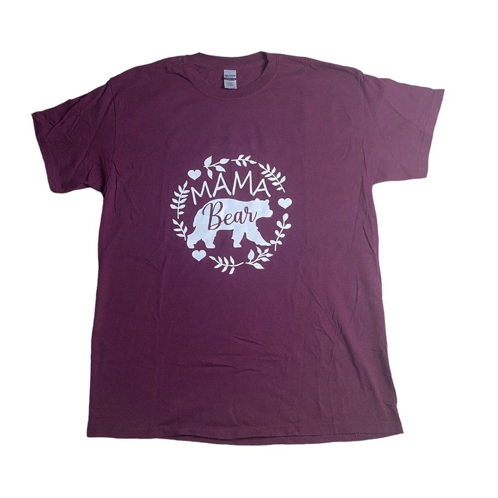 Mama Bear Floral Graphic Tshirt
